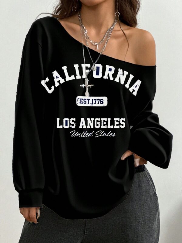 Sudadera de Punto Gris con Estampado y Manga Larga para Otoño/Invierno - Image 18