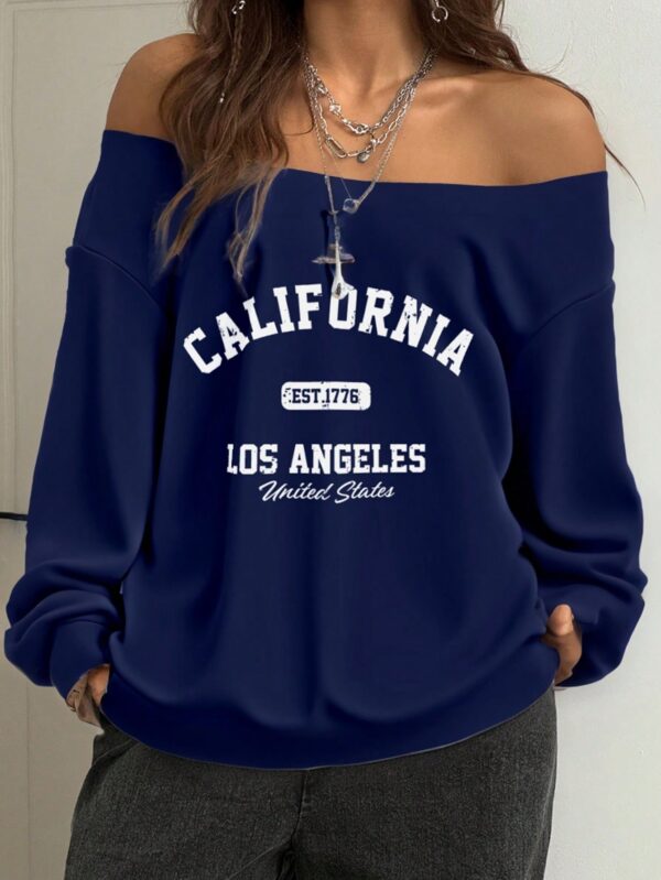 Sudadera de Punto Gris con Estampado y Manga Larga para Otoño/Invierno - Image 12