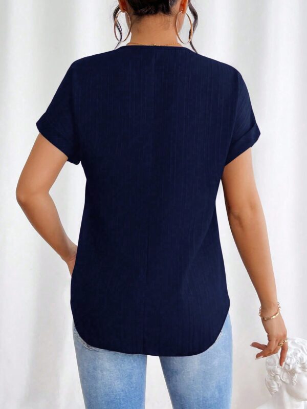 Blusa Casual con Cremallera y Manga Murciélago - Image 32