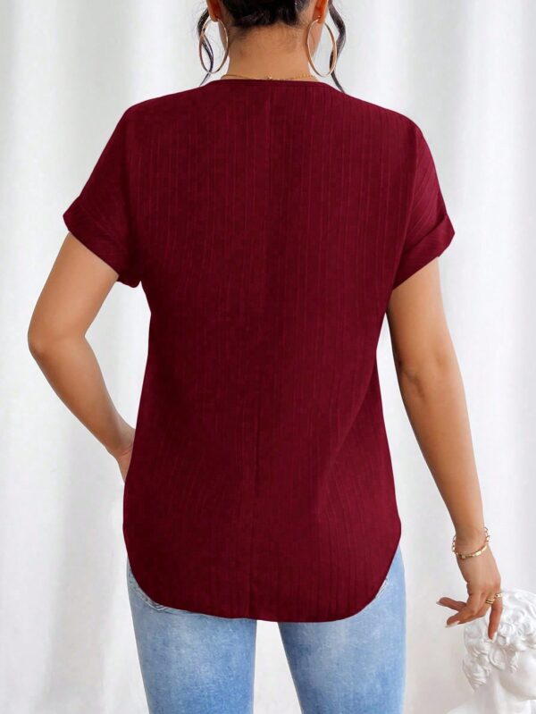 Blusa Casual con Cremallera y Manga Murciélago - Image 27
