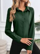 Blusa de Mujer Larga y Simple con Mangas Largas