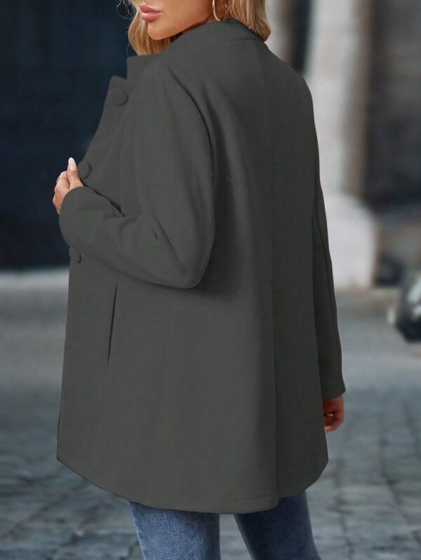 Chaqueta Midi Casual de Cuello Alto para Mujer - Image 31