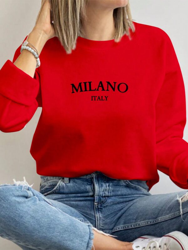 Buzo Casual con Estampado de Milán y Manga Larga - Image 27