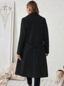 Abrigo Camel Casual de Doble Botonadura con Cinturón