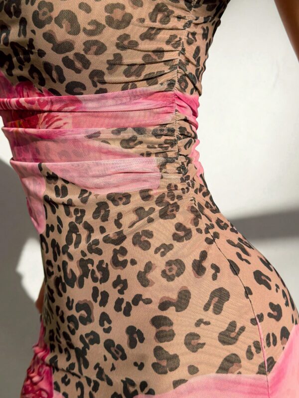 Vestido Tubo Asimétrico para Cena Romántica sin Mangas - Image 14