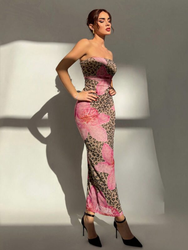 Vestido Tubo Asimétrico para Cena Romántica sin Mangas - Image 15