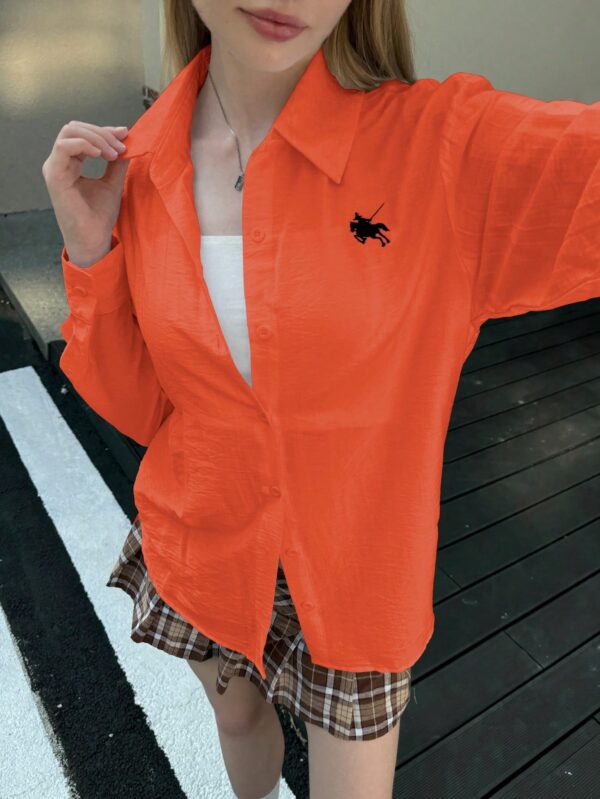 Camisa Estampada con Manga Larga y Hombros Caídos - Image 50