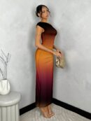Vestido Largo Asimétrico Elegante Ajustado
