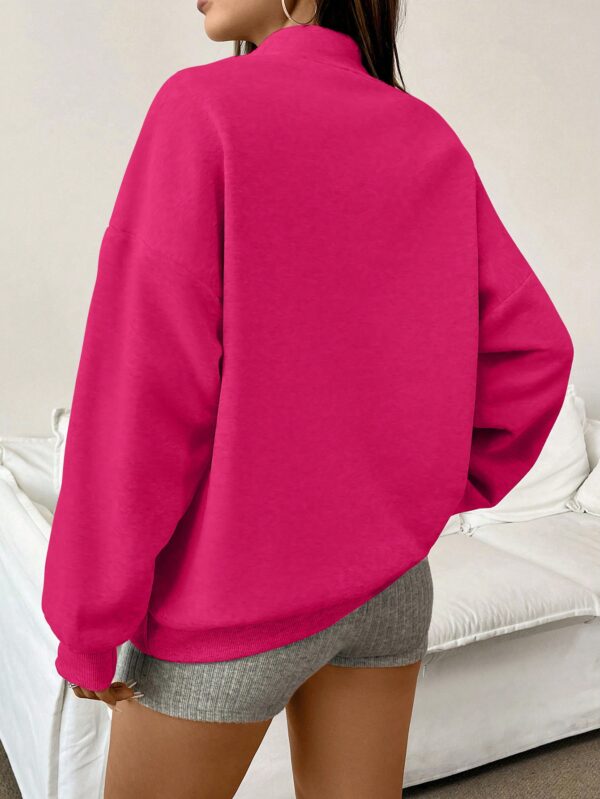 Buzo Cuello Alto con Medio Cierre y Capucha - Estilo Casual - Image 19