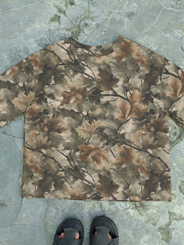 Buzo Cuello Redondo Camuflado Manga Larga para Mujer - Image 9