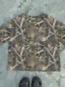 Buzo Cuello Redondo Camuflado Manga Larga para Mujer