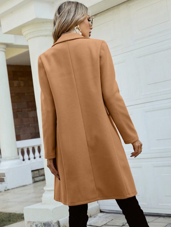 Abrigo Elegante con Cuello Solapa y Doble Botonadura - Image 36