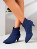 Botines de Mujer con Cierre Lateral y Tacón Delgado