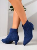 Botines de Mujer con Cierre Lateral y Tacón Delgado