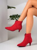 Botines de Mujer con Cierre Lateral y Tacón Delgado