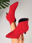 Botines de Mujer con Cierre Lateral y Tacón Delgado