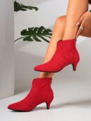 Botines de Mujer con Cierre Lateral y Tacón Delgado