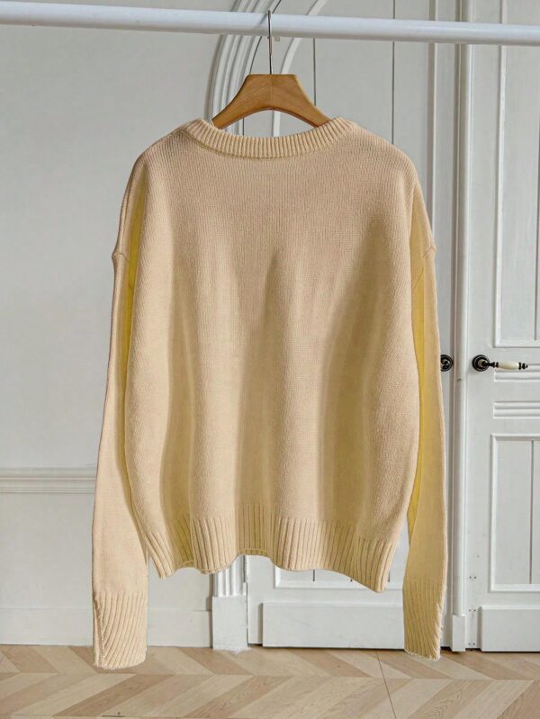 Sweater de Punto Liso Manga Larga para Mujer - Image 36