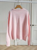 Sweater de Punto Liso Manga Larga para Mujer