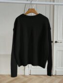 Sweater de Punto Liso Manga Larga para Mujer