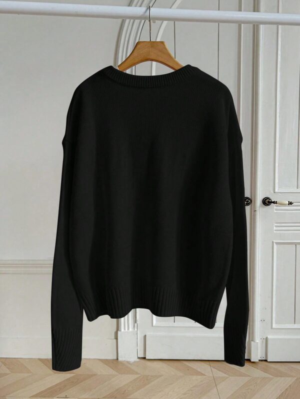 Sweater de Punto Liso Manga Larga para Mujer - Image 25