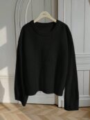 Sweater de Punto Liso Manga Larga para Mujer