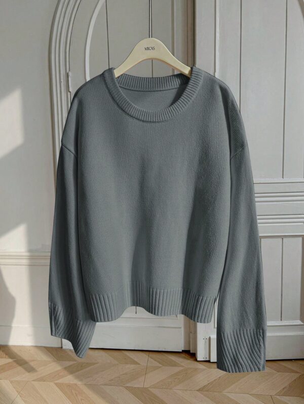 Sweater de Punto Liso Manga Larga para Mujer - Image 40