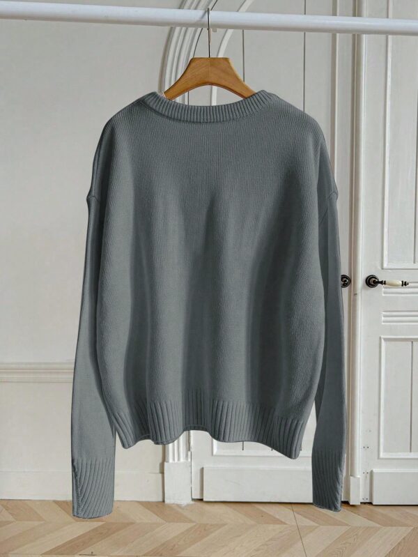 Sweater de Punto Liso Manga Larga para Mujer - Image 41