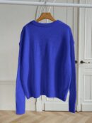 Sweater de Punto Liso Manga Larga para Mujer