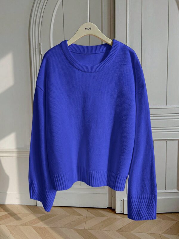 Sweater de Punto Liso Manga Larga para Mujer - Image 45