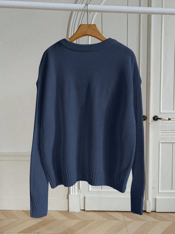 Sweater de Punto Liso Manga Larga para Mujer - Image 51