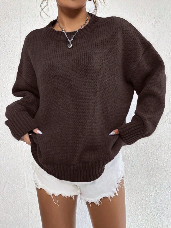 Sweater Casual de Mujer con Manga Larga y Cuello Redondo - Image 8