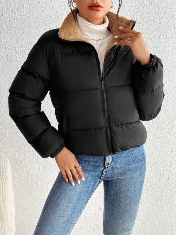 Campera Térmica Corta con Cierre y Cuello Alto - Image 27