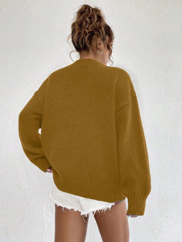 Sweater Casual de Mujer con Manga Larga y Cuello Redondo - Image 37