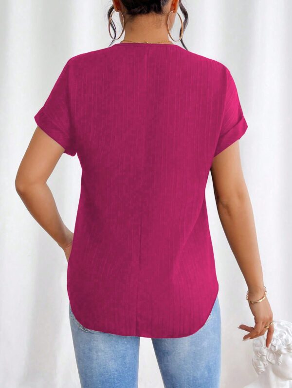 Blusa Casual con Cremallera y Manga Murciélago - Image 70