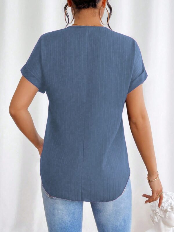 Blusa Casual con Cremallera y Manga Murciélago - Image 37