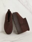 Botines de Gamuza Sintética con Plataforma y Suela de Tractor