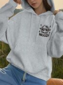 Buzo Casual con Capucha, Estampado y Mangas Largas