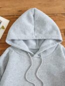 Buzo Casual con Capucha, Estampado y Mangas Largas