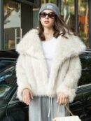 Chaqueta de Piel Sintética para Dama Elegante y Casual