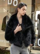 Chaqueta de Piel Sintética para Dama Elegante y Casual