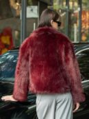 Chaqueta de Piel Sintética para Dama Elegante y Casual