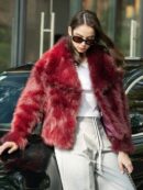 Chaqueta de Piel Sintética para Dama Elegante y Casual