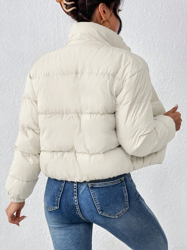 Campera Térmica Corta con Cierre y Cuello Alto - Image 8