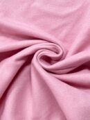 Abrigo Largo Rosa de Doble Botonadura y Cuello Solapa