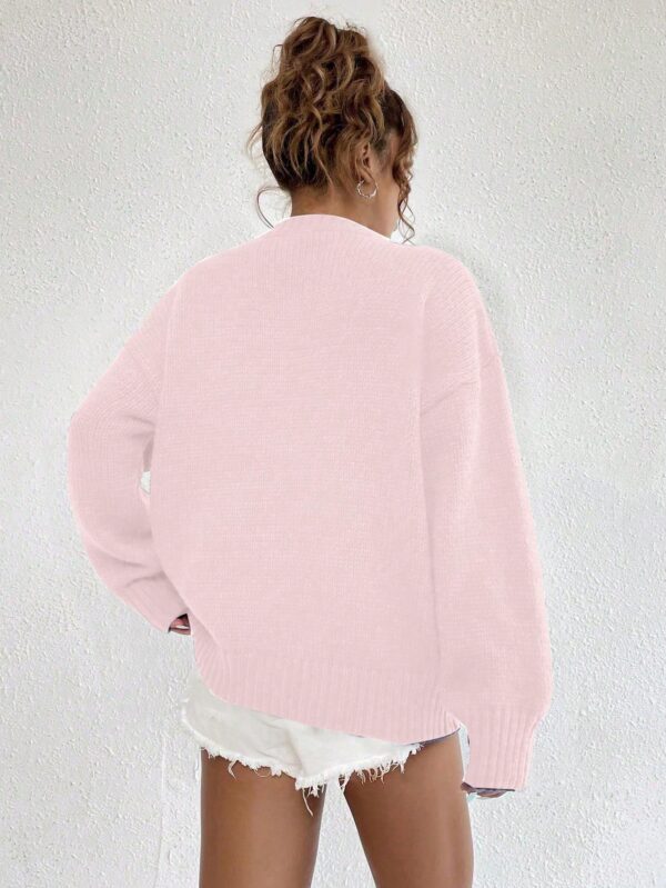 Sweater Casual de Mujer con Manga Larga y Cuello Redondo - Image 72