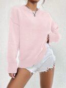 Sweater Casual de Mujer con Manga Larga y Cuello Redondo