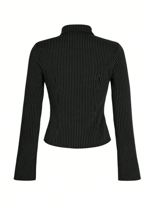 Camisa a Rayas de Manga Larga para Mujer Estilo Casual - Image 23