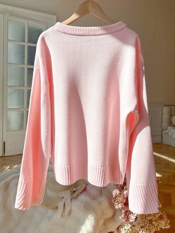 Sweater de Punto Liso Manga Larga para Mujer - Image 17