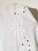 Blusa de Verano con Estampado Geométrico y Manga Murciélago